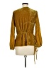 J.Crew Gold 3/4 Sleeve Blouse Size 6 - photo 2