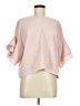 Zara 100% Polyester Pink 3/4 Sleeve Blouse Size M - photo 1