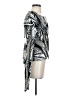 Herve Leger Graphic Silver Black Jacket Size S - photo 4
