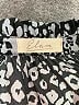 Elan 100% Polyester Animal Print Silver Long Sleeve Blouse Size S - photo 7
