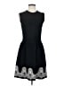 Valentino Graphic Black Cocktail Dress Size S (estimated) - photo 1
