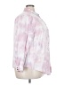 Torrid 100% Rayon Tie-dye Pink Long Sleeve Button-Down Shirt Size 4X Plus (4) - photo 4
