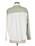 4th and Reckless Color Block Green Long Sleeve Blouse Size M - photo 2