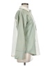 4th and Reckless Color Block Green Long Sleeve Blouse Size M - photo 4