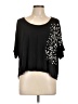 Assorted Brands Black Short Sleeve Top Size L - photo 1