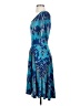 Lularoe Print Blue Cocktail Dress Size XXS - photo 5