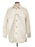 H&M 100% Polyester Ivory Faux Fur Jacket Size L - photo 1