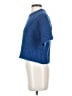 Zara Blue Short Sleeve Top Size S - photo 5