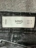 MNG 100% Cotton Chevron-herringbone Blue Black Jeans Size 1 - photo 4