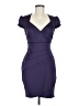 Guess Solid Purple Cocktail Dress Size 6 - photo 1
