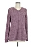 Fantaslook Tweed Purple Pullover Sweater Size M - photo 1