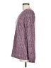Fantaslook Tweed Purple Pullover Sweater Size M - photo 5