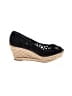 Tory Burch Black Wedges Size 9 1/2 - photo 1