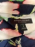 Banana Republic 100% Polyester Floral Blue Long Sleeve Blouse Size S - photo 7