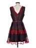 NSR Paisley Red Cocktail Dress Size 4 - photo 2