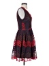 NSR Paisley Red Cocktail Dress Size 4 - photo 4