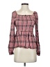 Inner Circle Inc. 100% Rayon Pink Long Sleeve Blouse Size S - photo 1