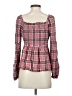 Inner Circle Inc. 100% Rayon Pink Long Sleeve Blouse Size S - photo 2