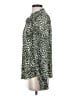 Beacon Animal Print Green Long Sleeve Blouse Size S - photo 5