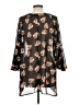 Assorted Brands 100% Polyester Black 3/4 Sleeve Blouse Size L - photo 2
