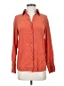 Paul Smith 100% Silk Orange Long Sleeve Silk Top Size EU (IT) 38 / US 2 - photo 1