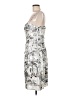 JS Collections 100% Polyester Metallic Silver Cocktail Dress Size M - photo 5