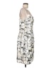 JS Collections 100% Polyester Metallic Silver Cocktail Dress Size M - photo 4