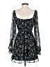 Thirty/Thirty 100% Polyester Black Cocktail Dress Size S - photo 2