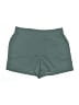 Nine West 100% Polyester Solid Green Athletic Shorts Size L - photo 1