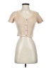 Cupcake Ivory Short Sleeve Top Size XS - photo 1
