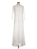 Unbranded 100% Polyester Ivory Silver Casual Dress Size M - photo 1
