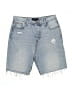 Aero 100% Cotton Blue Denim Shorts Size 12 - photo 1
