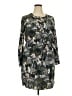 Unbranded Print Gray Casual Dress Size XXL (estimated) - photo 1