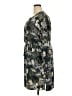 Unbranded Print Gray Casual Dress Size XXL (estimated) - photo 5