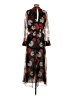 Zara Floral Black Cocktail Dress Size S - photo 2