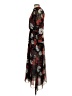 Zara Floral Black Cocktail Dress Size S - photo 5