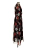 Zara Floral Black Cocktail Dress Size S - photo 4