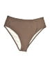 Cider Chevron-herringbone Brown Swimsuit Bottoms Size S - photo 1