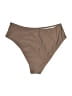 Cider Chevron-herringbone Brown Swimsuit Bottoms Size S - photo 2