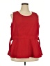 City Chic Red Sleeveless Blouse Size 20 Plus (L) - photo 1