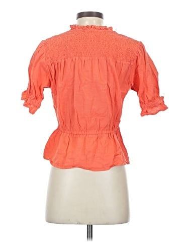 Calligraphie Short Sleeve Blouse (view 2)