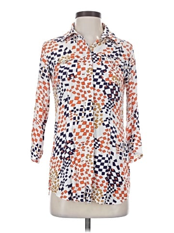 CAbi 3/4 Sleeve Button-Down Shirt (view 1)