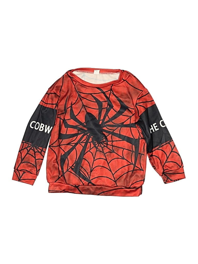 Pre-owned Shein Kids' Pullover Sweater In Red