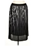 Gap 100% Polyester Metallic Black Casual Skirt Size XL - photo 1