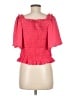 Ann Taylor 100% Polyester Pink 3/4 Sleeve Blouse Size M - photo 2