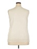 August Silk Ivory Sleeveless Top Size 2X - photo 2