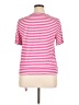 Talbots Stripes Pink Short Sleeve Top Size XL (petite) - photo 2