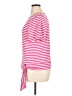 Talbots Stripes Pink Short Sleeve Top Size XL (petite) - photo 5