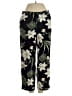 White Stag 100% Rayon Tropical Black Casual Pants Size S - photo 1