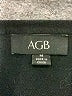 AGB 100% Cotton Black Cardigan Size M - photo 7